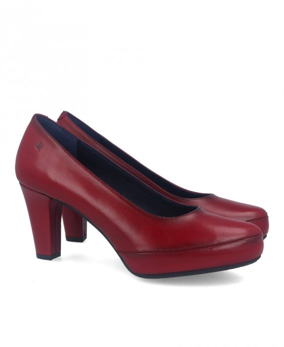 Zapatos con tacón Dorking Blesa rojo 5794