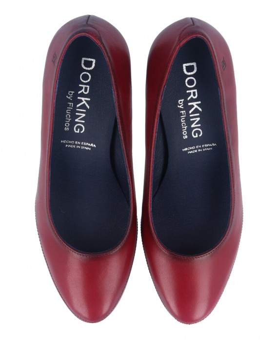 Zapatos tacón Dorking Blesa rojo 5794