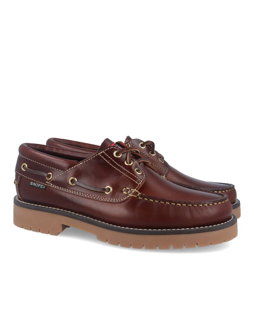 leather boat shoes