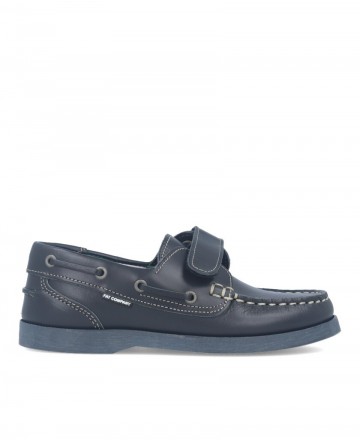 Boat shoe with Velcro closure Fat 212 Blue Boat shoe with Velcro closure Fat 212 Blue