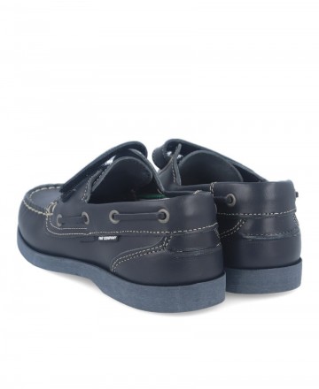 Boat shoe with Velcro closure Fat 212 Blue Boat shoe with Velcro closure Fat 212 Blue