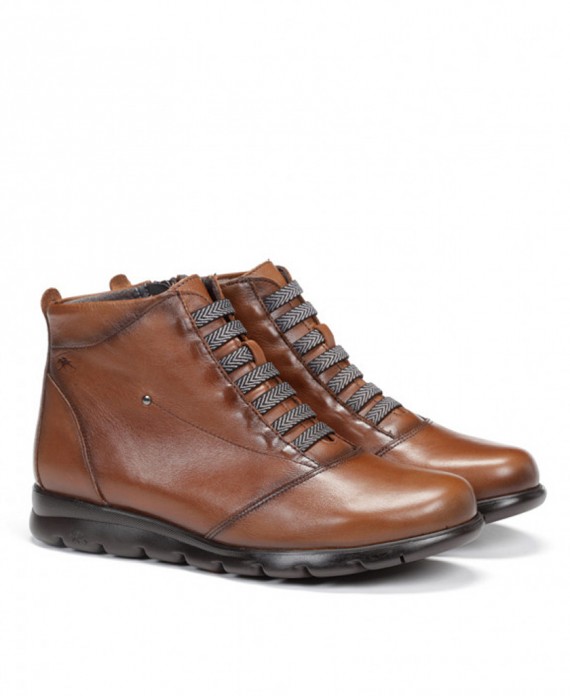 Brown ankle boots Fluchos Susan F0356