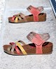 Bio wedge sandals Inter-Bios 5338 multicolour Bio wedge sandals Inter-Bios 5338 multicolour