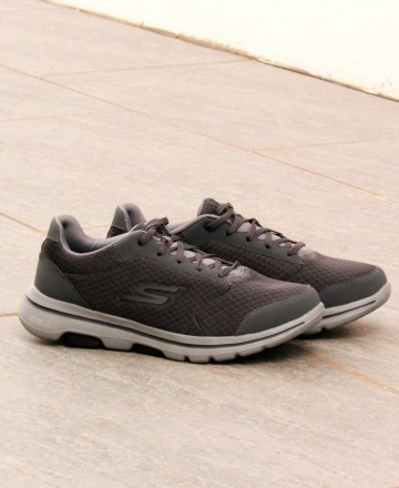 Zapatillas grises Skechers Go Walk 5 Qualify 55509 Zapatillas grises Skechers Go Walk 5 Qualify 55509