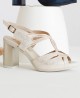 Sandalias doradas Pitillos 6160 Sandalias doradas Pitillos 6160