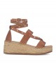 Tambi Nerea leather ankle strap sandals in leather color Tambi Nerea leather ankle strap sandals in leather color