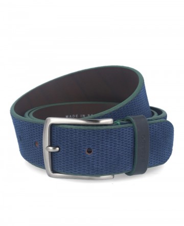 Bellido 950/38 blue split leather belt Bellido 950/38 blue split leather belt