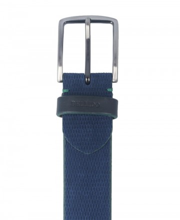Bellido 950/38 blue split leather belt Bellido 950/38 blue split leather belt