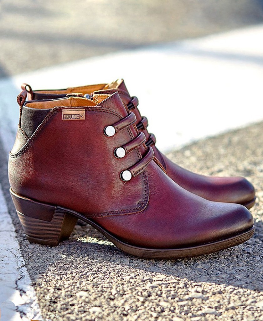 burgundy booties boots