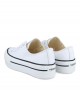 Victoria 1061106 white basketball shoe