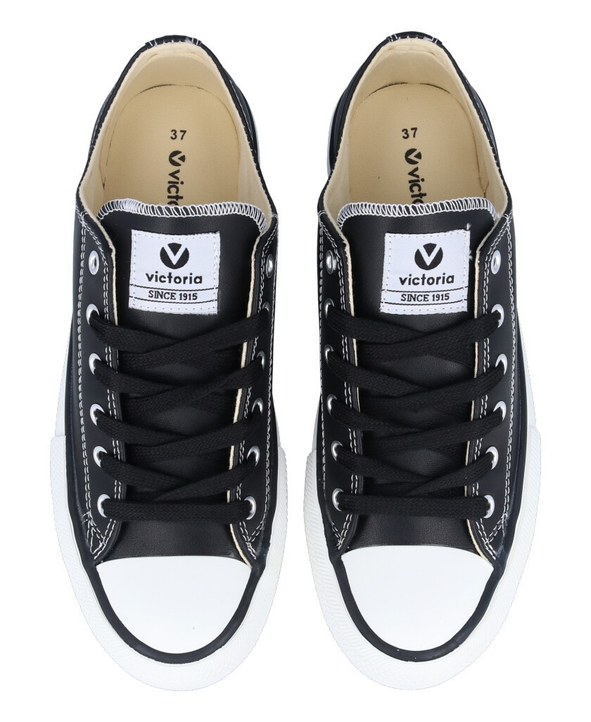 Black shoe Victoria Tribu Double Vegan Material 1061106
