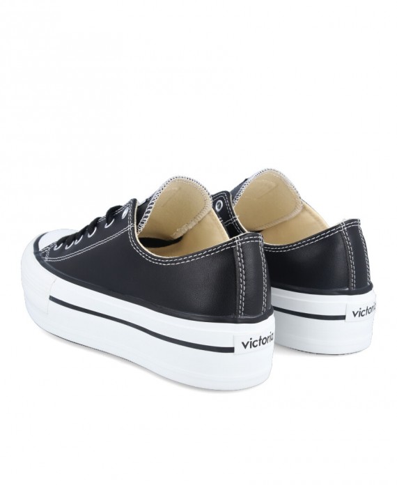 zapatillas estilo Converse negra Victoria 1061106