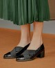 Black loafers with heels Pitillos 6330 Black loafers with heels Pitillos 6330