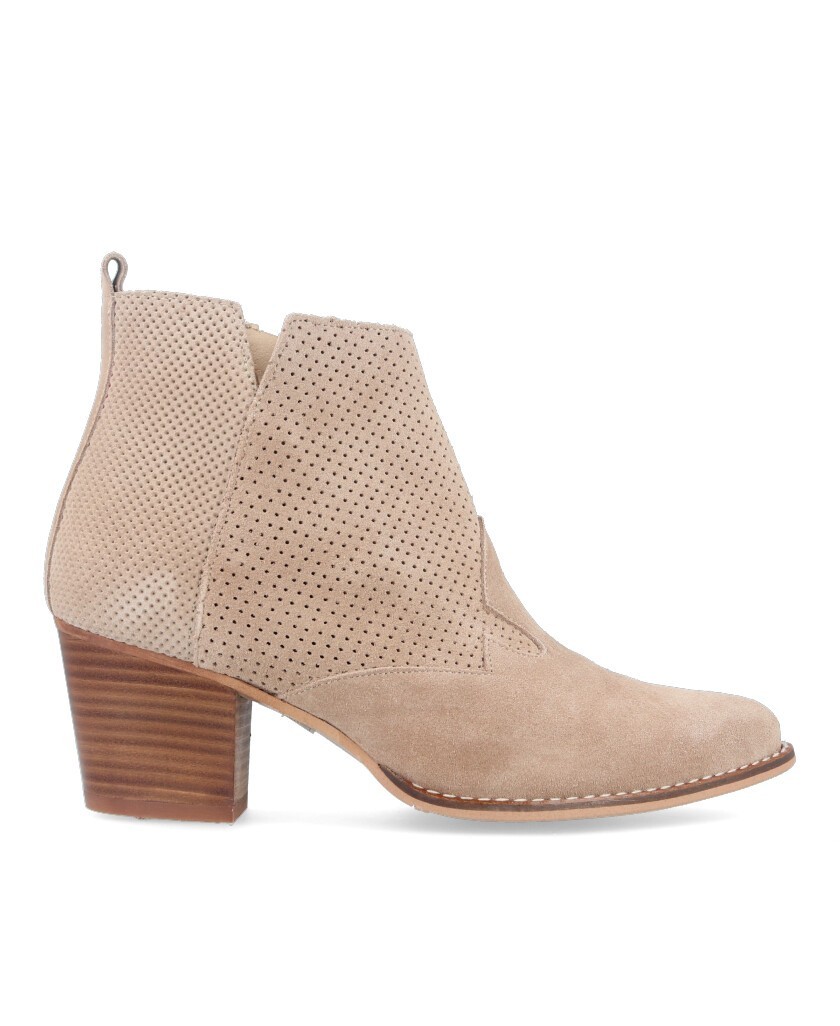 Botines camperos mujer