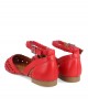 Bailarina roja troquelada Carmela 67797 Bailarina roja troquelada Carmela 67797