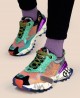 Sneakers fashion coloridas Exé K134 Sneakers fashion coloridas Exé K134