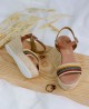 Catchalot 4864-1 colorful jute sandal Catchalot 4864-1 colorful jute sandal
