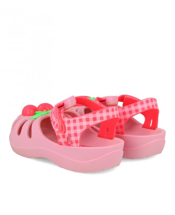 Girls strawberry flip flops