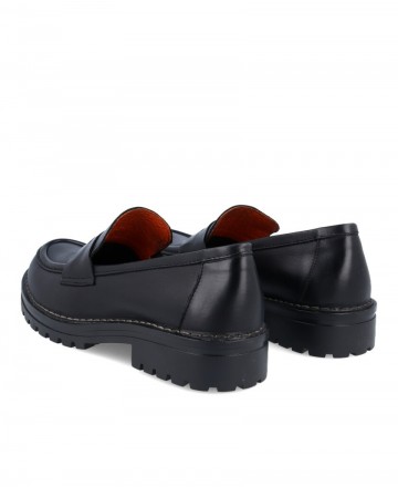 women's black loafers