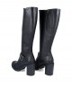 High boot Nero Giardini 17636 in leather