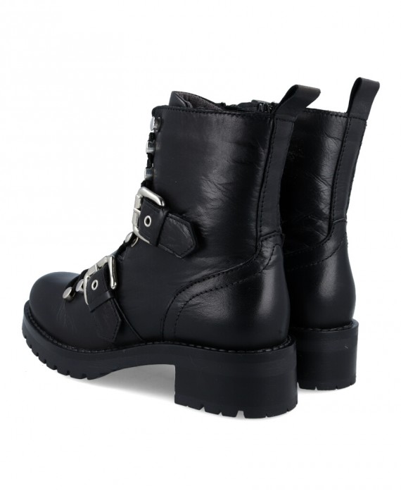 Military style ankle boots for women Calzados Yolanda
