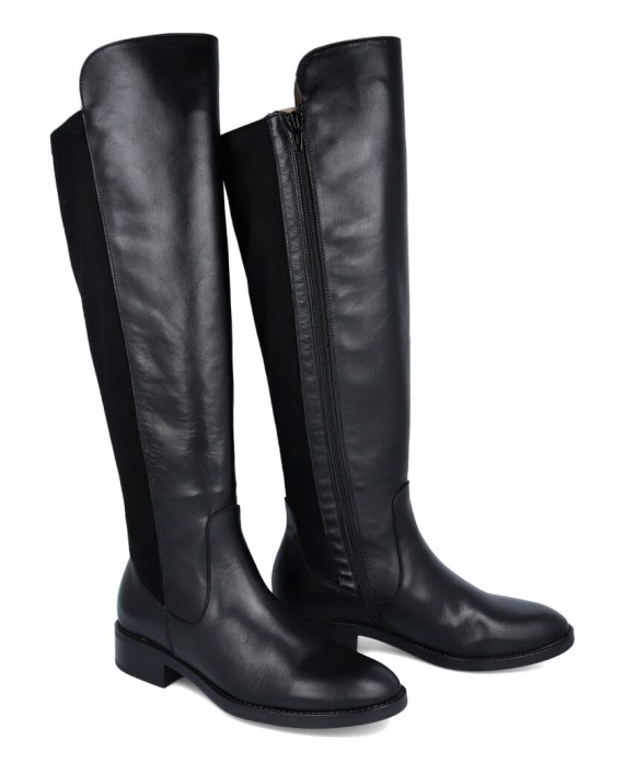 Botas para mujer en color negro Caracteristicas con cremallera tacon 4 cm zapato de estilo casual suela de goma termoplastica e