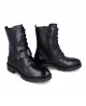 Black military style boots for women Catchalot 872