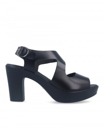 elegant black sandals