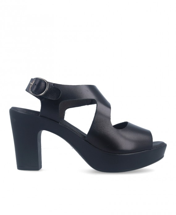 elegant black sandals
