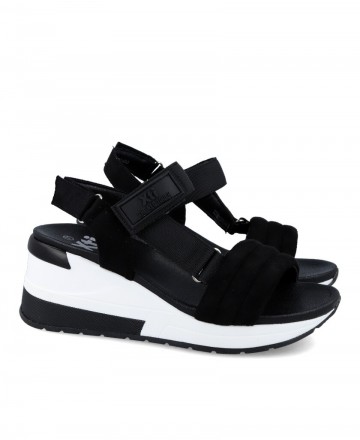 Two-tone wedge sandals XTI 44873