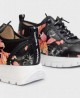 Wonders Start Floral Printed Sneakers A-2424