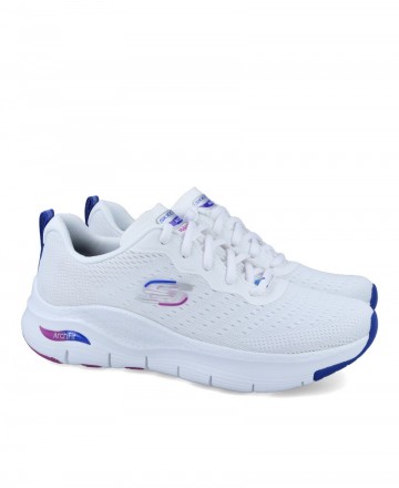 White Skechers Arch Fit 149722 sneakers