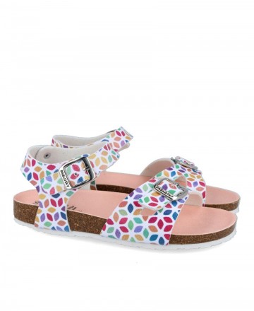 Pablosky 405800 colorful flat sandal