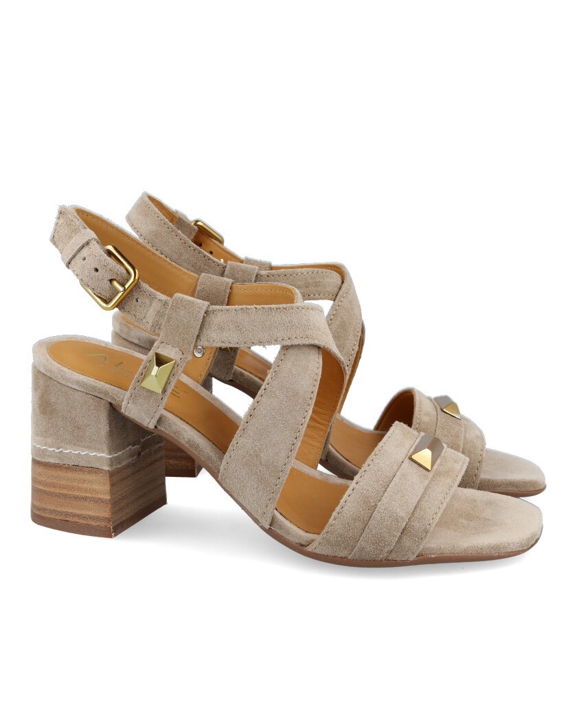 Suede sandals Alpe Valery 2424