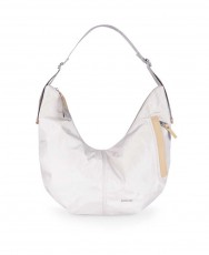 Bolso hobo de nylon beige Binnari Petunia 19210 Bolso hobo de nylon beige Binnari Petunia 19210