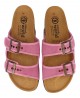 Flat sandals with buckle Natural World Tropic 7001E
