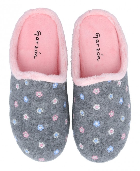 House slippers with flower print Garzón 12000.371
