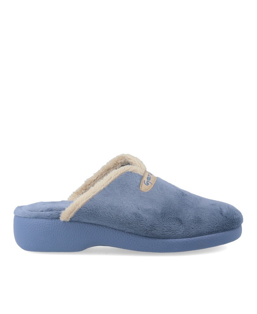 Zapatillas para estar por casa para mujer en color azul marino Caracteristicas abierta altura de piso 3 cm Zapatilas de comodas