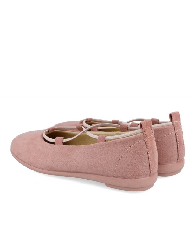 Girls hot sale pink flats