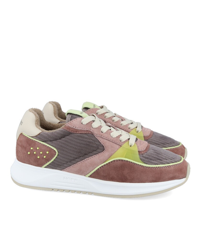 Sneakers para mujer en color gris Caracteristicas con cordones altura de piso 4 cm zapato de estilo casual suela de goma termop