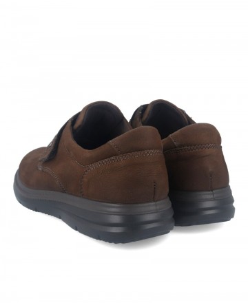 Extra wide men's shoes with velcro Imac 251628