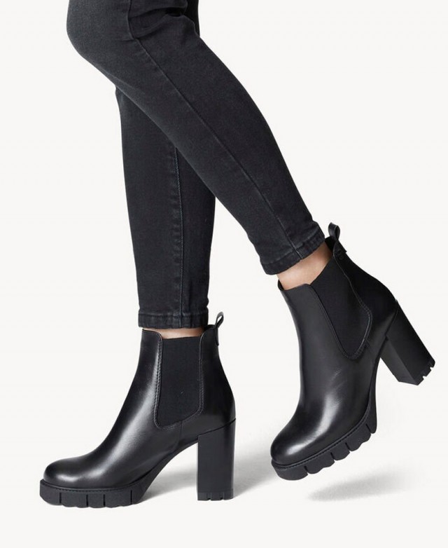 Heeled sales chelsea boots