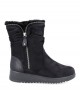 Black boots with fur lining Amarpies AJH22418