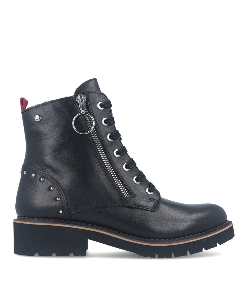 Black ankle boots for women Pikolinos Vicar W0V-861