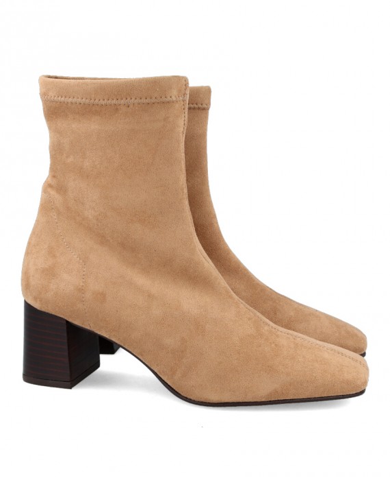 suede leather ankle boots for women