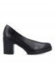 Wonders M4520 black high heel shoe