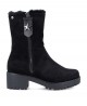 Black boots with fur Catchalot DHO 22099
