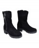 Black boots with fur Catchalot DHO 22099