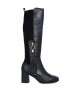 Leather and lycra boot Desireé DAMI 5