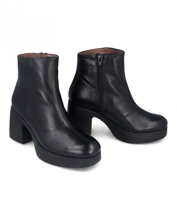 Wonders Mex H-4902 Isy Black fashion ankle boots